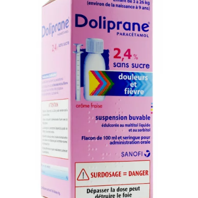 Doliprane 2,4% Sirop