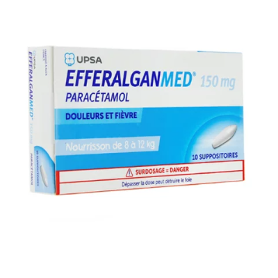 Efferalgan 150 mg Suppositoire