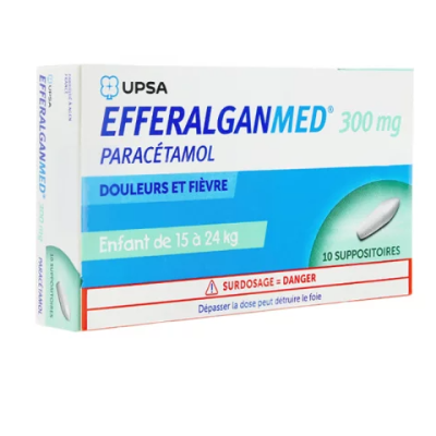 Efferalgan 300 mg Suppositoire