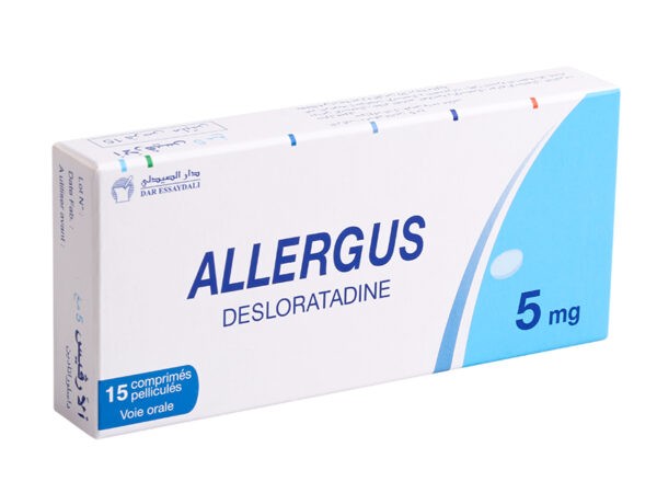 ALLERGUS 5MG COMPRIME PELLICULE BOITE DE 15