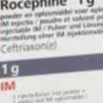 Rocephine 1g IM