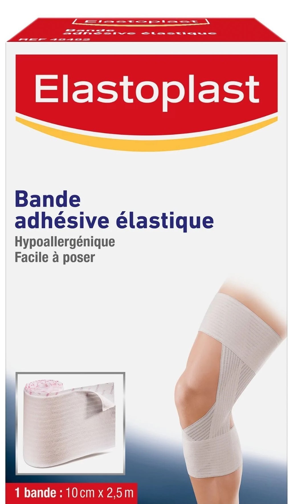 BANDE ADHESIVE ELASTIQUE 10 X 250 cm