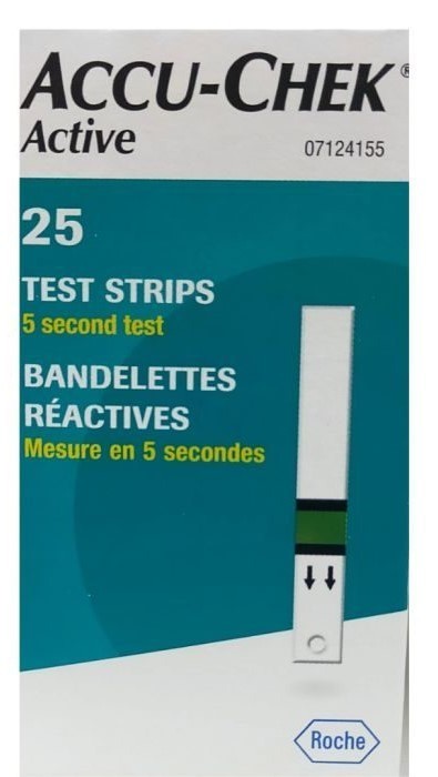 BANDELETTE BTE/25 ACCU CHEK ACTIVE ROCHE