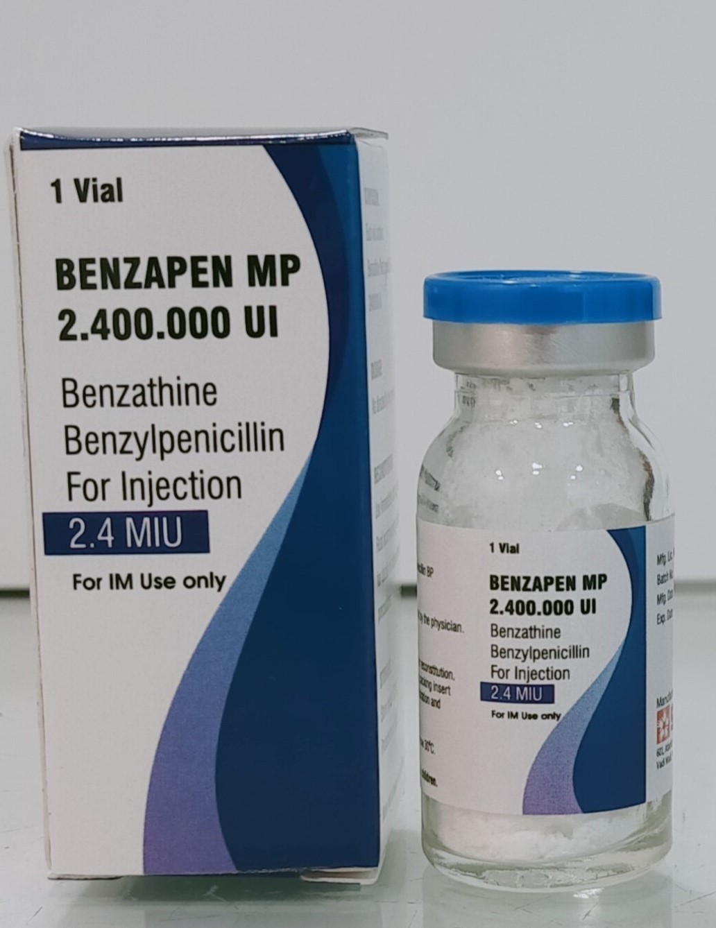 BENZYLPENICILLINE + BENZATHINE 2.4 MU