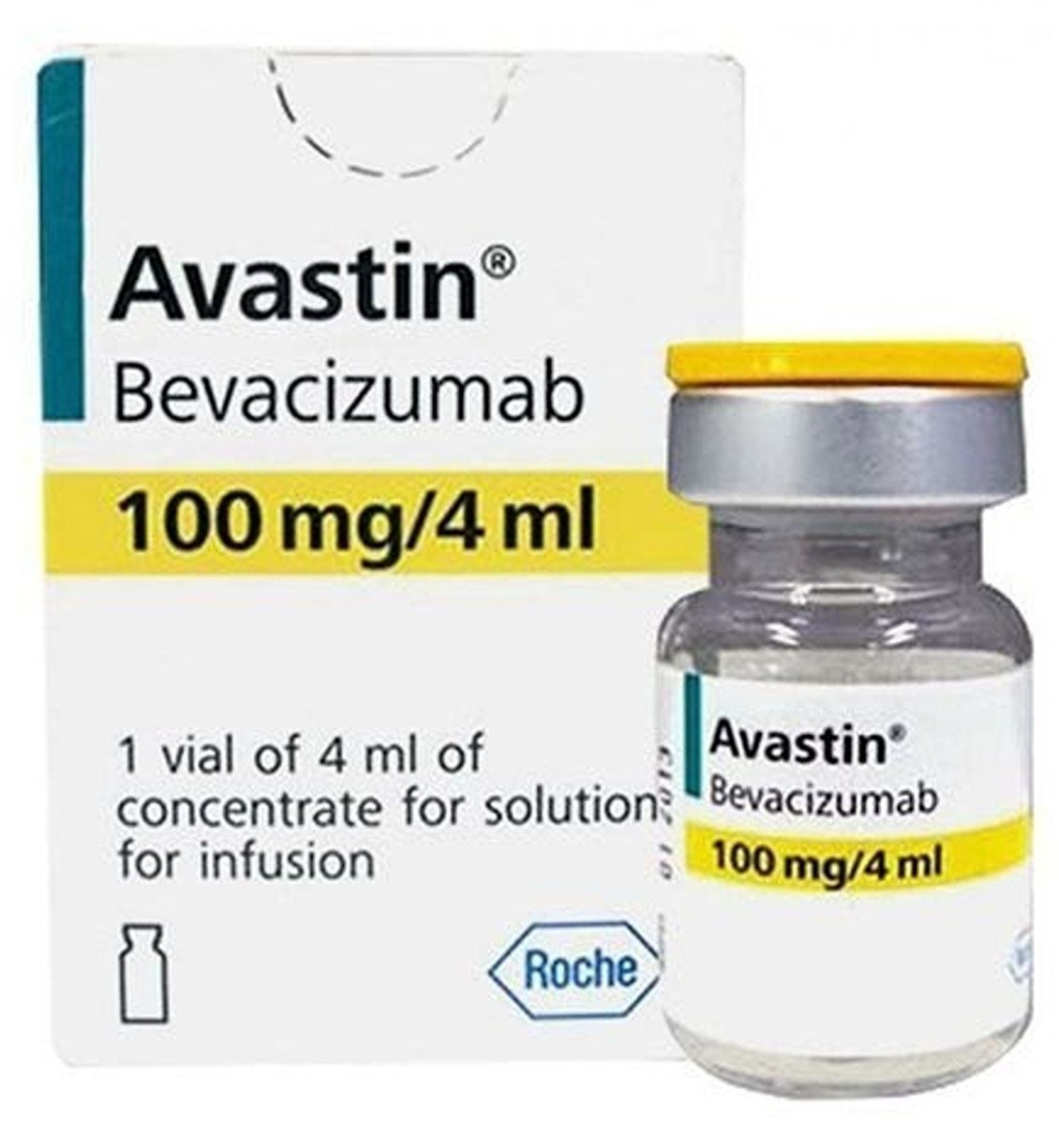 BEVACIZUMAB 100 mg/ml sol. pr perf fl/4 ml bte/1  ( AVASTIN )