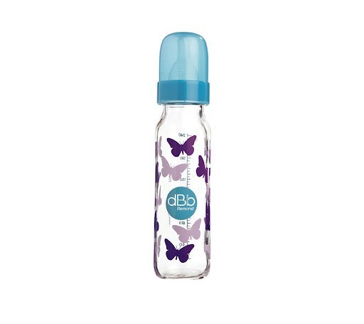 BIBERON EN VERRE PAPILLON 240 ml